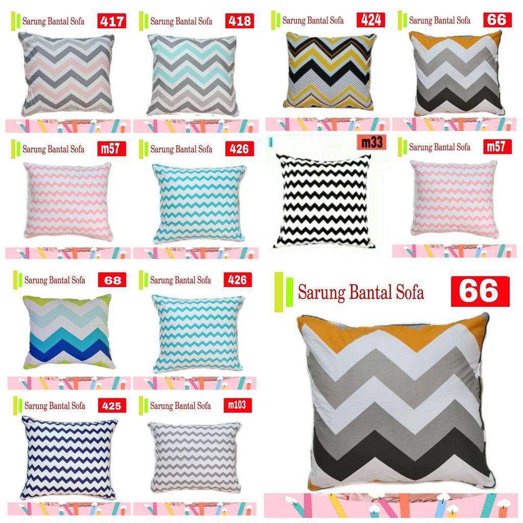 Sarung bantal  + bantal 40x40