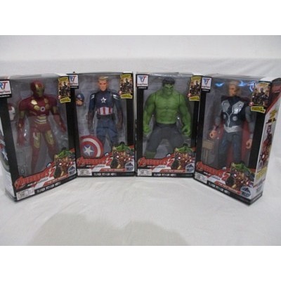 Action Figure Avengers Box Lampu Nyala Tinggi 27cm/Mainan Super Hero