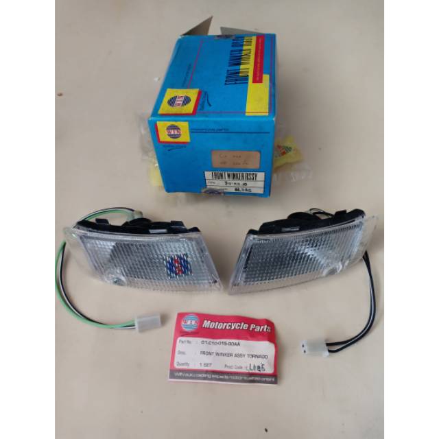 Lampu sen reting assy depan tornado shogun 110 sogun lama