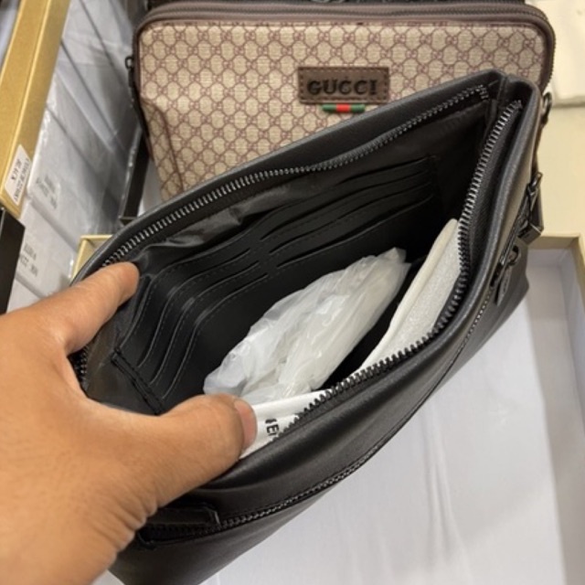 Handbag Selempang Tas tangan Clutch Coach Pria/Wanita Kulit Free Box Premium