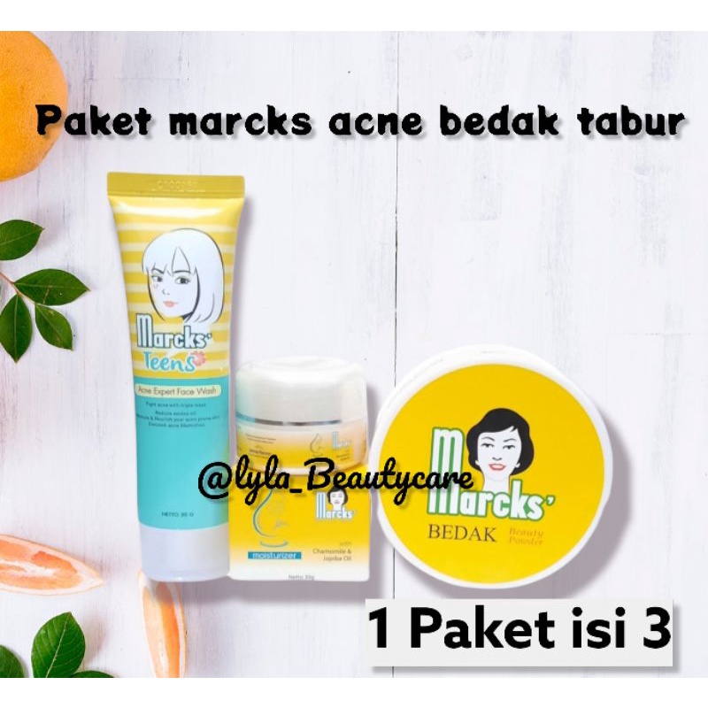 PAKET MARCKS ACNE BEDAK TABUR