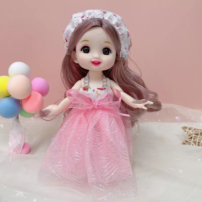 New Boneka BJD Tertawa Cantik Full Aksesoris Mewah Rambut Super Panjang