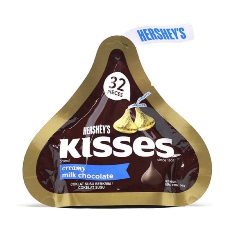 

Hershey's kisses creamy milk chocolate 32's