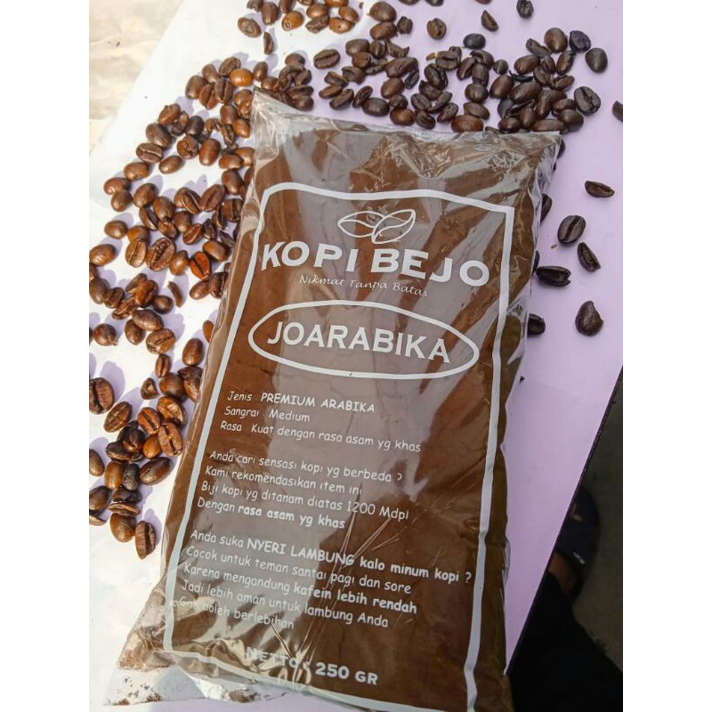 

Kopi Bubuk Murni ( Kopi Bejo Joarabika )