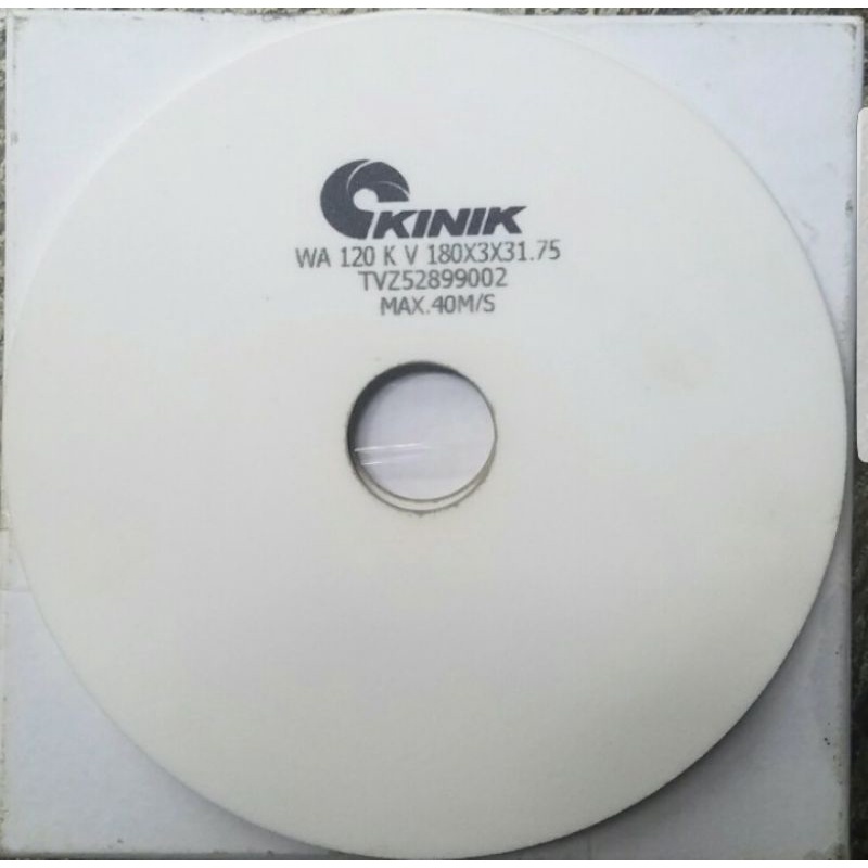 Kinik Surface Grinding Wheel WA 120 KV1A Straight Type- Batu Gerinda