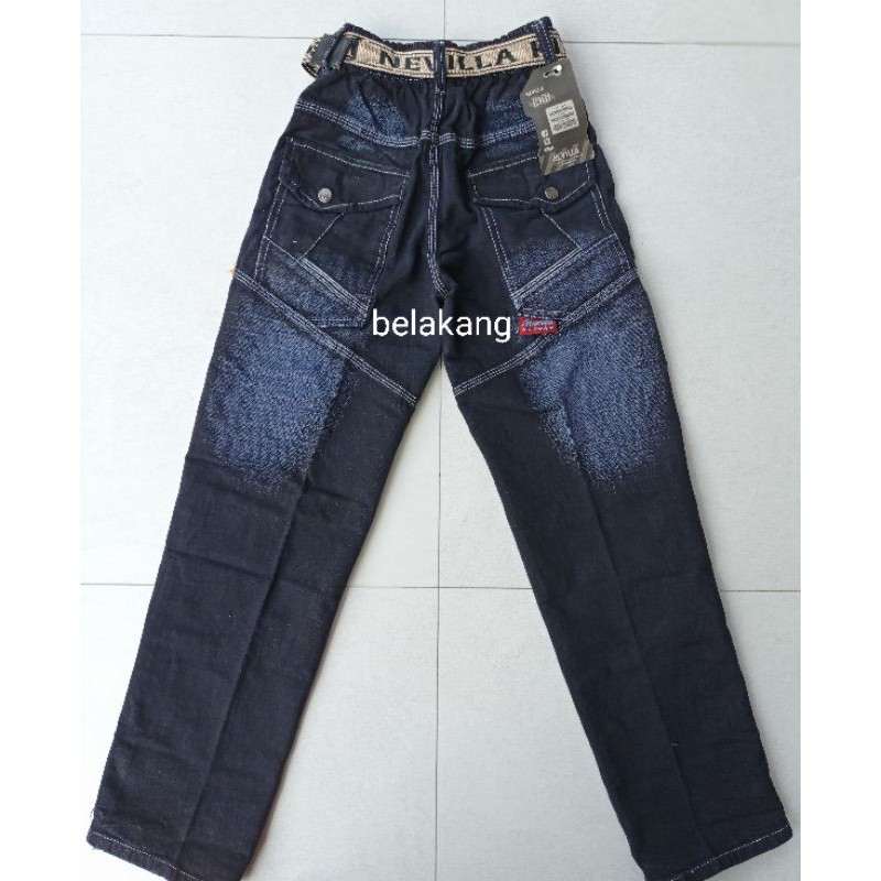 Celana jeans anak laki laki 8-14,levis panjang cowok tanggung paha longgar ( bisa  COD)