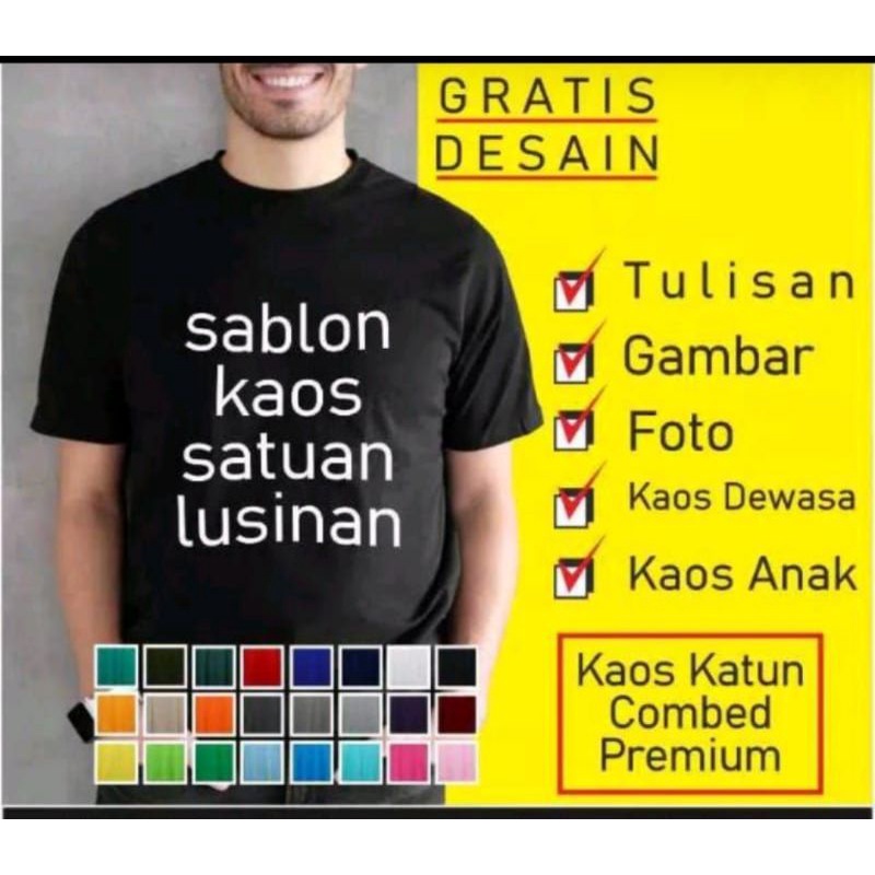 N2-KAOS CUSTOM PRINT DTF SUKASUKA GUE