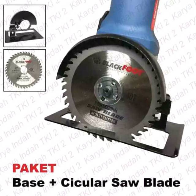 Dudukan gerinda + mata gergaji