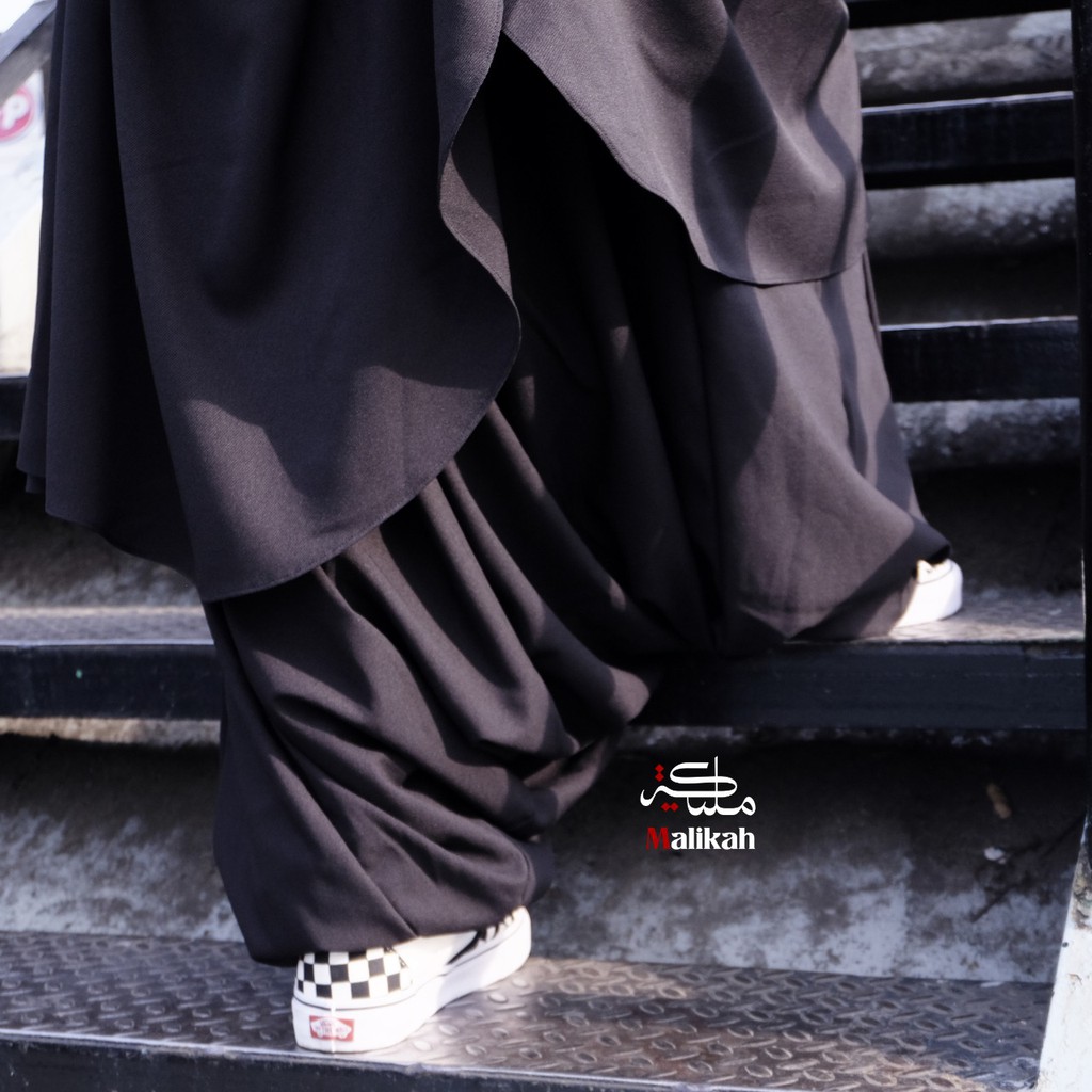 Set French Khimar Basic Madame Special Black Malikah