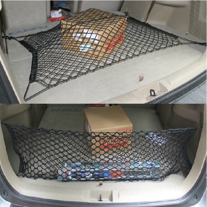 TRAVEL_ID JARING BAGASI MOBIL CARGO NET - CAR NET POCKET - JARING TENGAH MOBIL