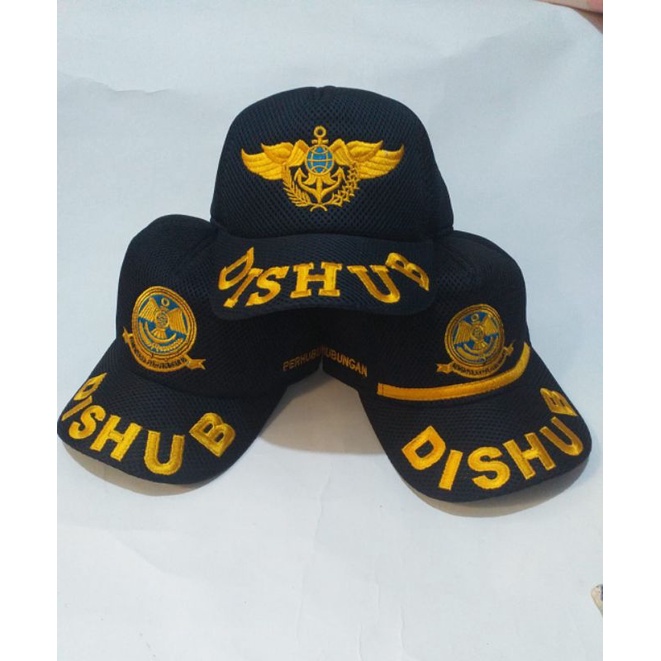 TOPI DISHUB biru dongker