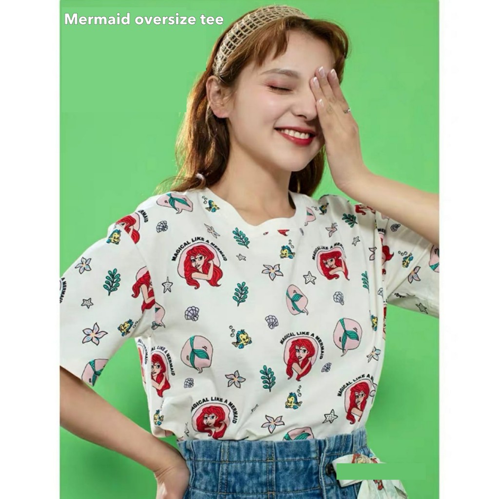 Mermaid oversize tee -Thejanclothes