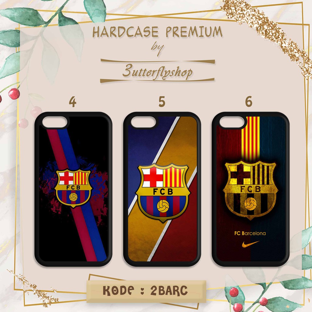 Hardcase Barcelona FC logo casing case HP xiaomi samsung iphone oppo vivo realme redmi meizu