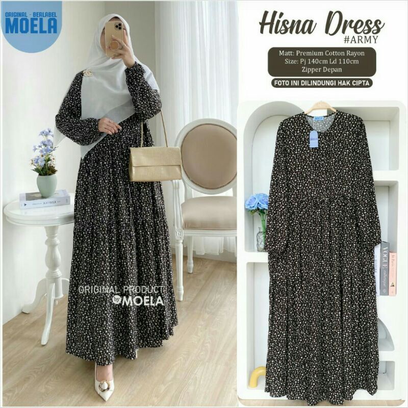 HISNA Maxi Dress Ori by Moela