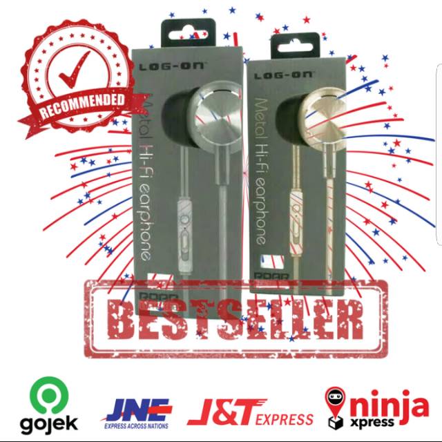 LOG ON HANDSFREE/HEADSET/EARPHONES ORIGINAL (HI-FI) TERBATAS