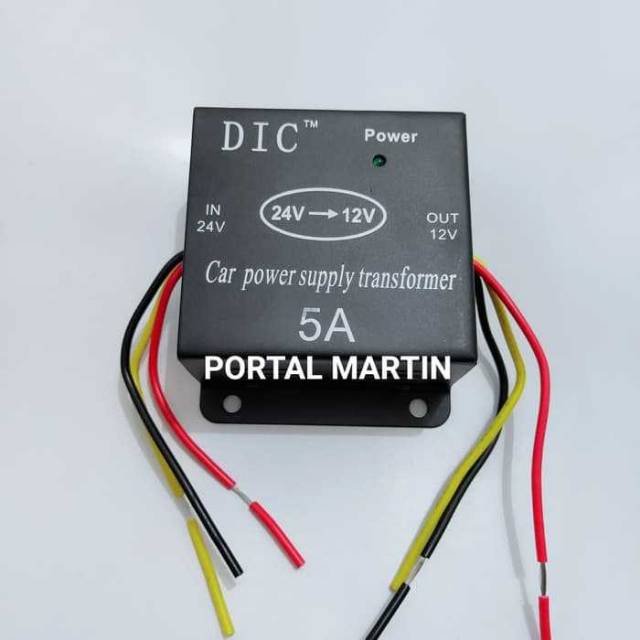 Step Down Converter DC 24 Volt ke 12 Volt 5 Ampere