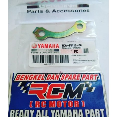 3KA-F5412-00 WASHER KANCINGAN PIRINGAN CAKRAM DEPAN RXKING RX KING RXS RXZ ORI ORIGINAL YAMAHA