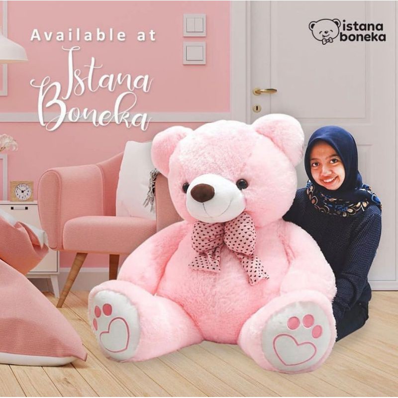TEDDY BEAR PINK JUMBO