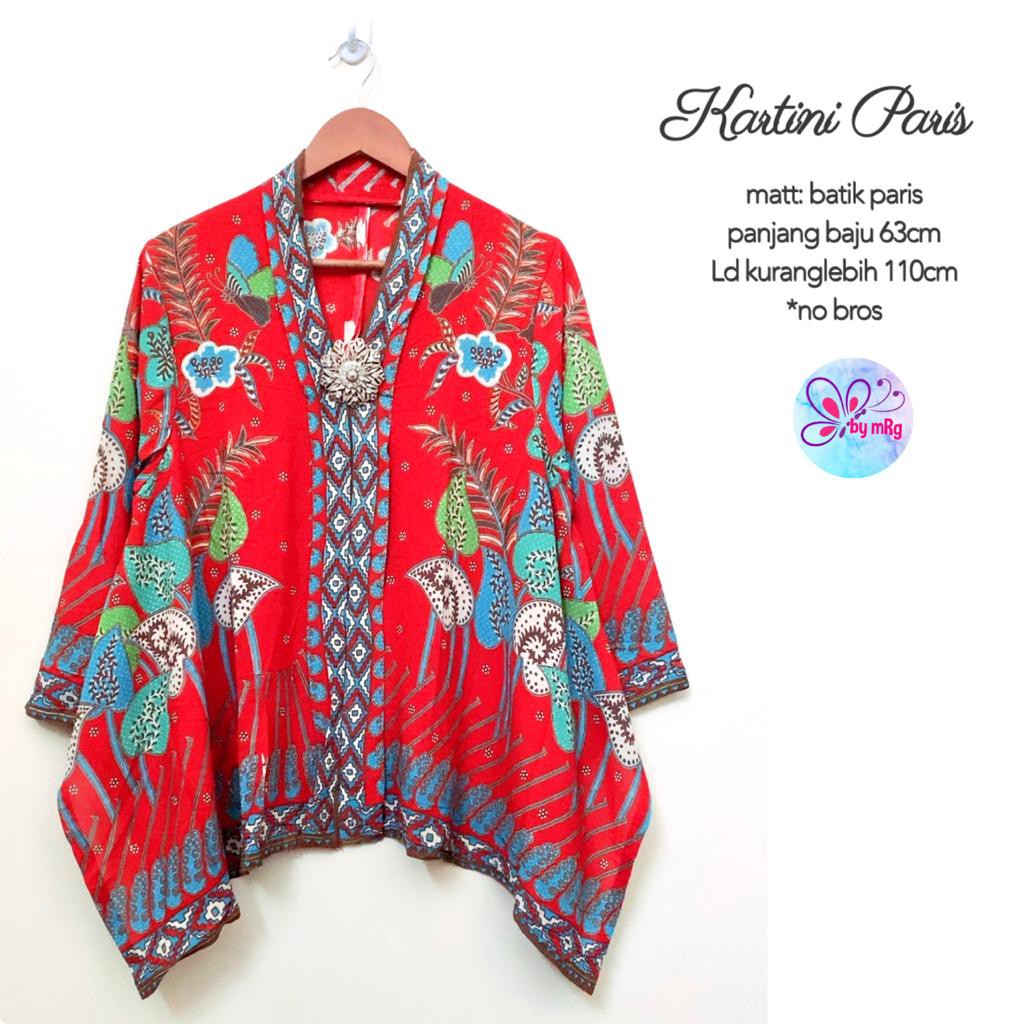 Blus kartini paris ori batik solo atasam trendy blus wanita