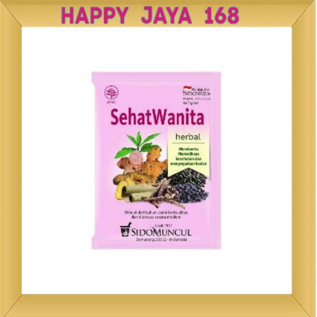 Jamu Sehat Wanita Sido Muncul 10 Sachet