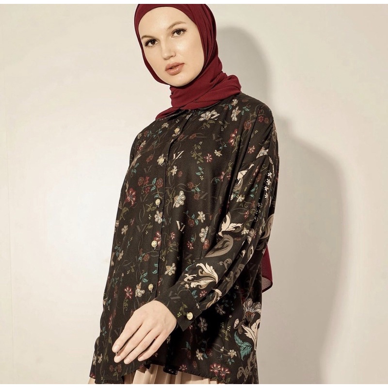 PRELOVED VIVI ZUBEDI DANEEN TOP - BLACK