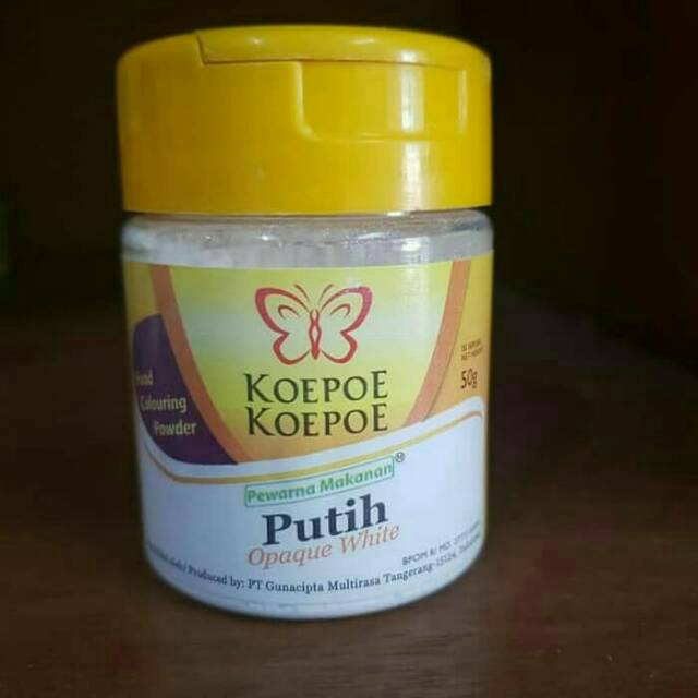 

KOEPOE KOEPOE Opaque White Pewarna Putih Bubuk