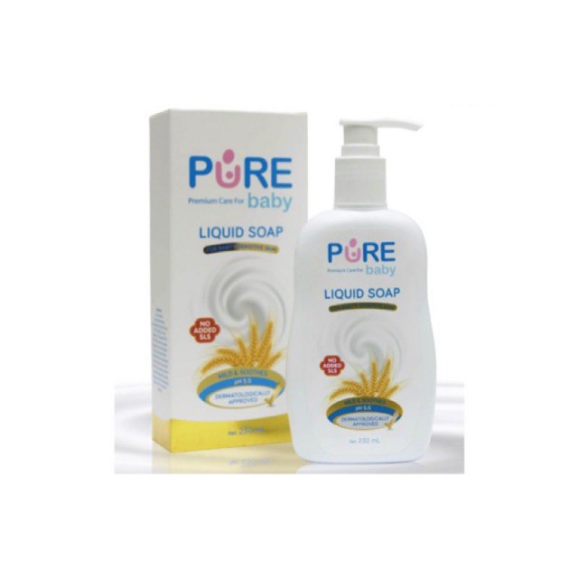 PURE BABY LIQUID SOAP 80ML 230ML KULIT BAYI SENSITIVE