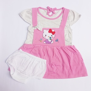 dress bayi perempuan / setelan baju bayi cewek / terusan set dress bayi cewek / rok bayi cewek