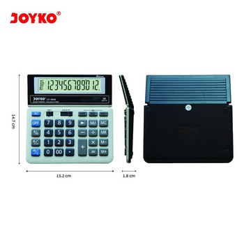 JOYKO - CALCULATOR / KALKULATOR CC-868 - 12 DIGITS - ALAT MESIN HITUNG 12 ANGKA