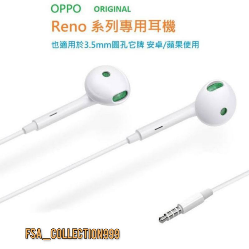 Headset Original Oppo A7 A3S A5S F9 F11 PRO A31 A53 A52 A92 Reno MH150