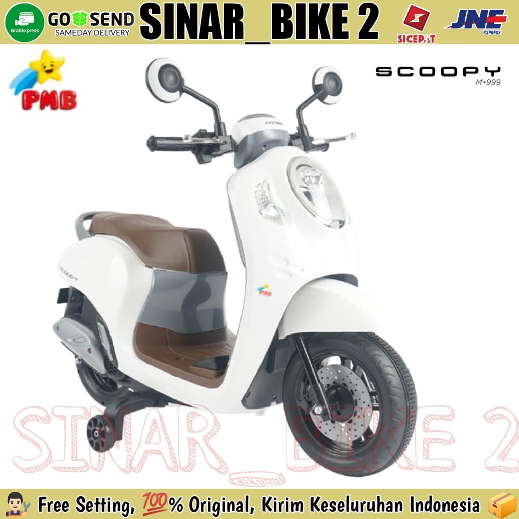 Motor Aki PMB HONDA SCOOPY M 999 Mainan Anak M999 M-999