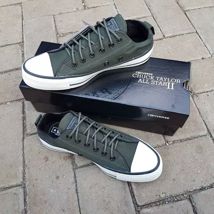 SEPATU CONVERSE CT X HIJAU ARMY - Hijau Army 37