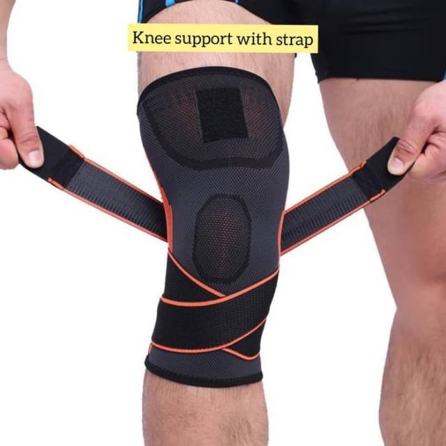 Style Knee Support With Strap - Deker Pelindung Lutut Olahraga Decker