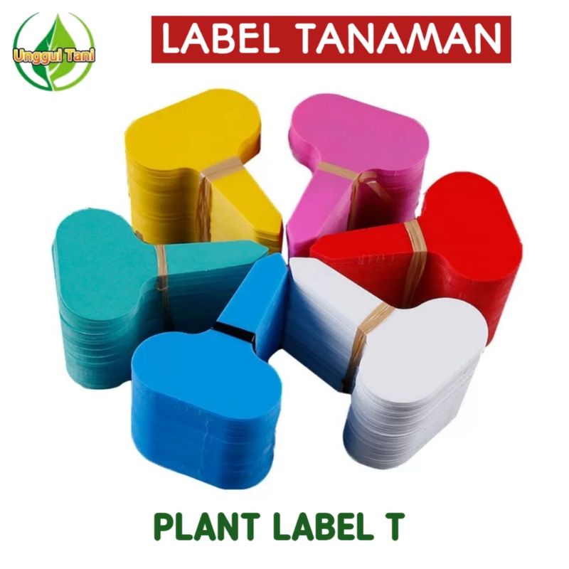

10 pcs Plant Label T Tag Label Tanaman Chat Oval