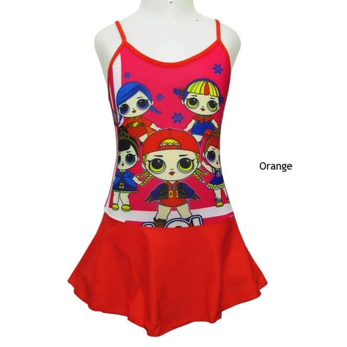 Baju Renang Anak 4-8 Th Seksi Karakter LOL (SR-TKK085)