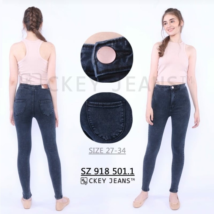 Celana Jeans High waist / High waist Jeans Skinny