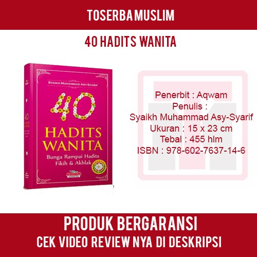 40 Hadits Wanita - Aqwam