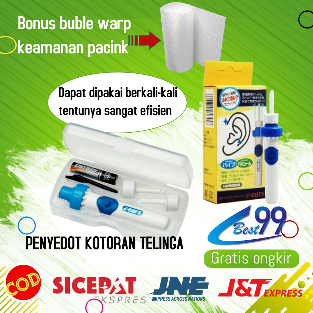 l-EAR VACUM PEMBERSIH TELINGA ELEKTRIK PENYEDOT KOTORAN TELINGA