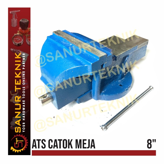 ATS Catok meja / Ragum / Bench Vise / Catok Paron 8" 8 inch 8in 200mm