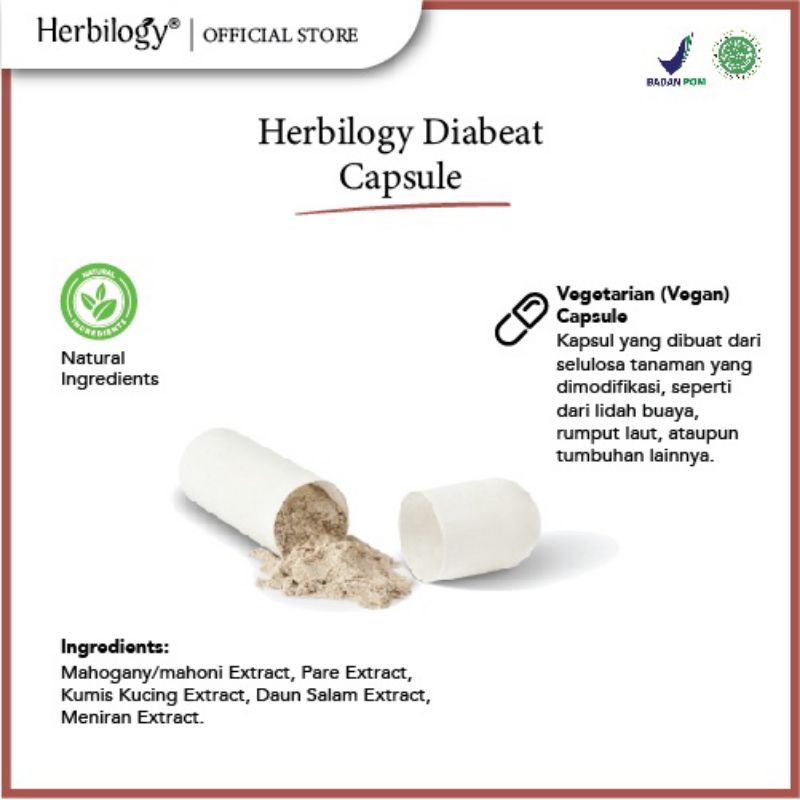 Herbilogy Diabeat 30 Caps