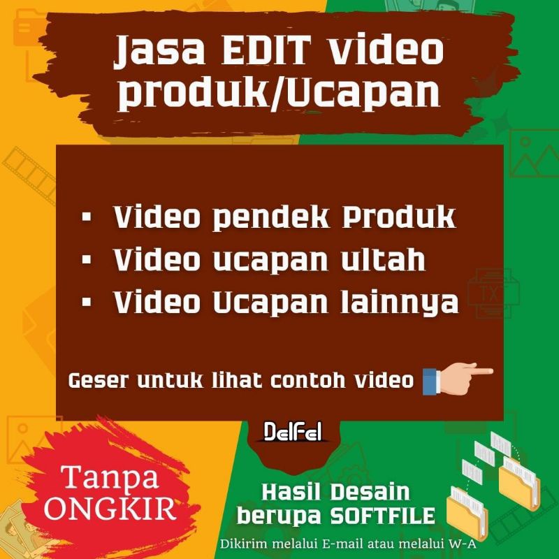edit intro video / opening video / jasa edit foto produk murah depok