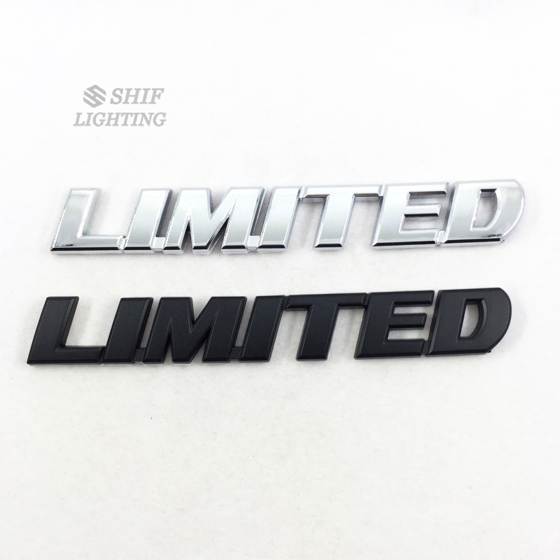 1 X Metal LIMITED Letter Logo Car Auto Side Fender Rear Emblem Badge Sticker Decal For Universal