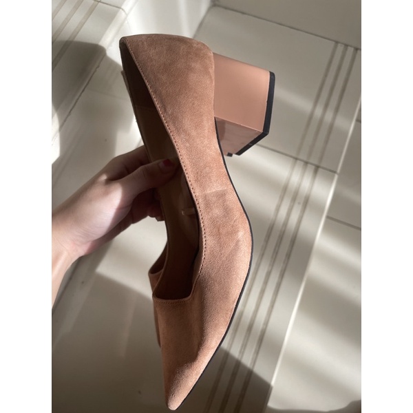 PRELOVED 37 ORIGINAL   “ZARA HEELS DUSTY PINK “( TAS BAG BAJU TOP PANTS CELANA DRESS ROK SEPATU HEEL