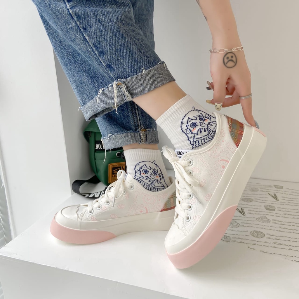 LUXUS ARA SEPATU WANITA SNEAKERS HITS - 918-5