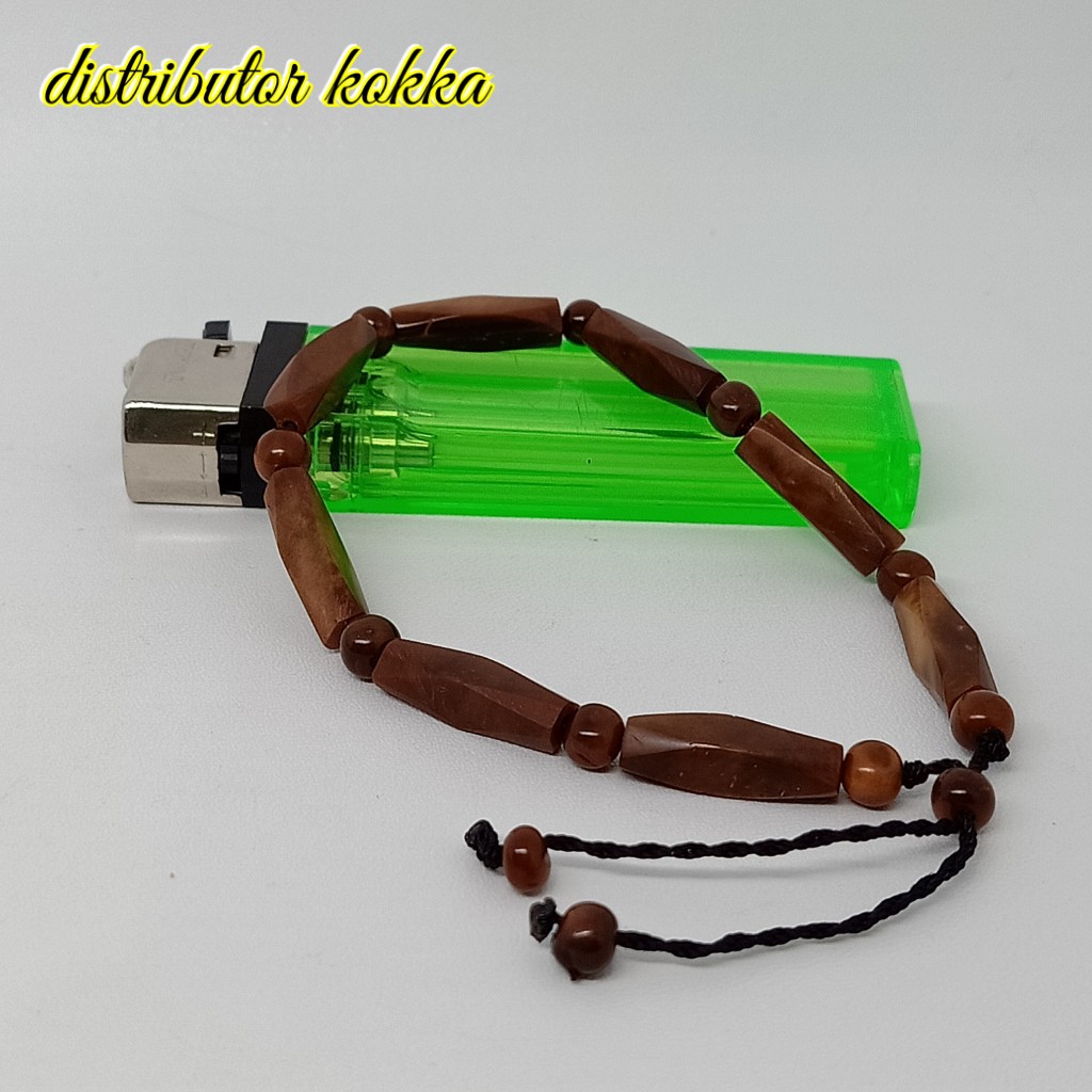 ( SUPER MURAH ) Gelang kokka kaukah kaokah fukakah koka  belimbing coklat