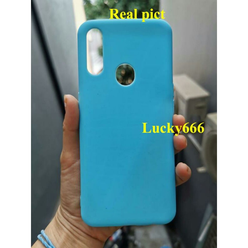 Soft case polos oppo a31 softcase casing doff biru oppo a31 a 31 2020