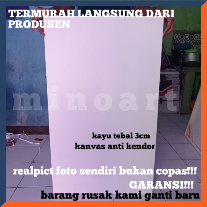 

4 buah kanvas lukis ukuran 70x100 cm