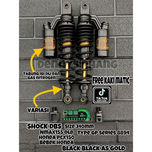 Shock shockbreker dbs gp rx king kharisma revo blade supra grand mpro 340 tabung FOURSIX_46