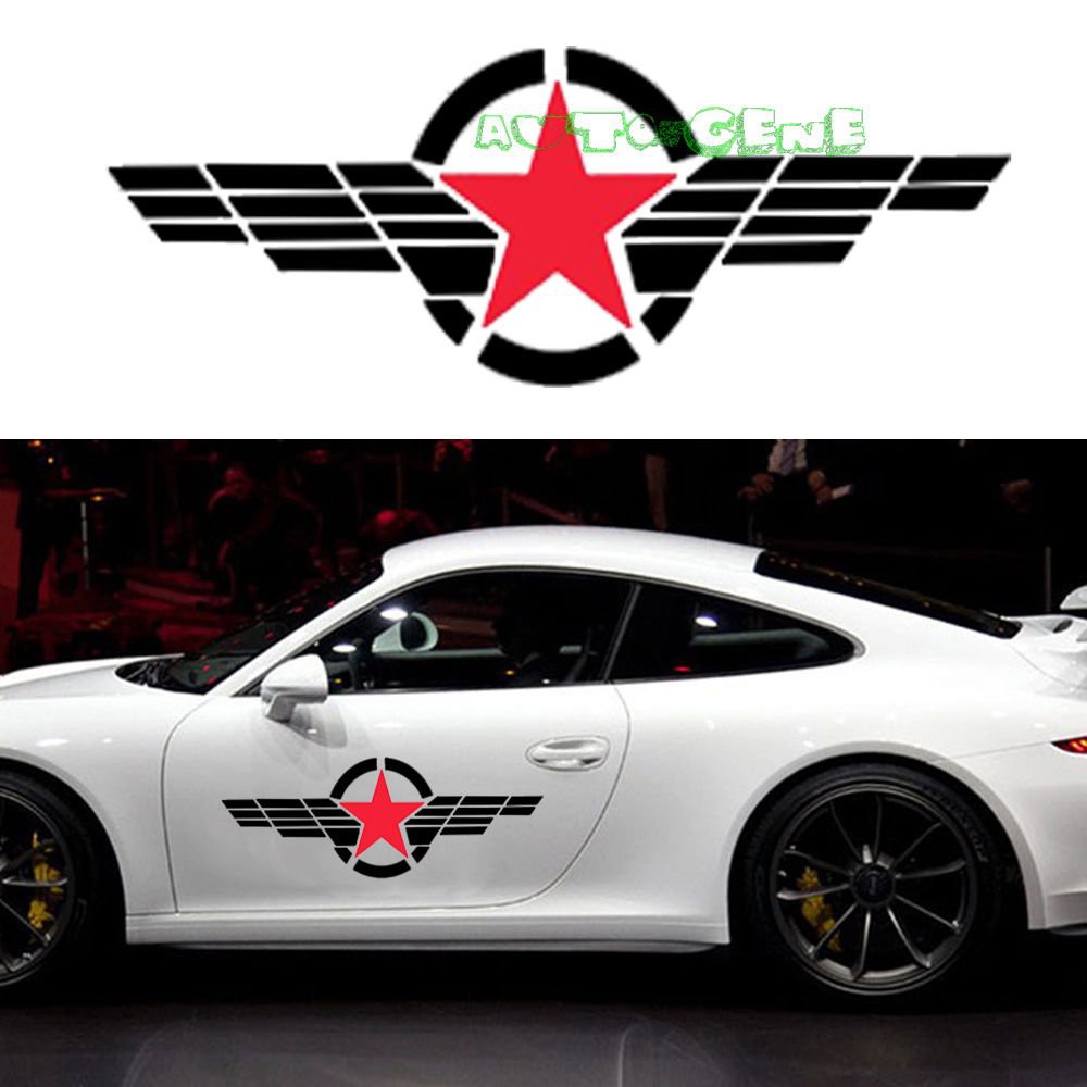 

promo sticker stiker side bintang militer body