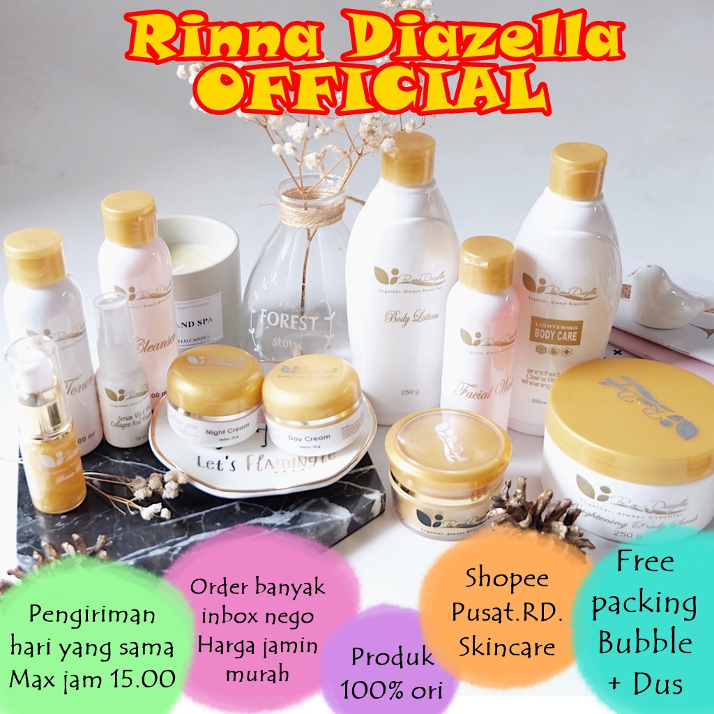 Rinna Diazella Skincare Ori RD cream BPOM